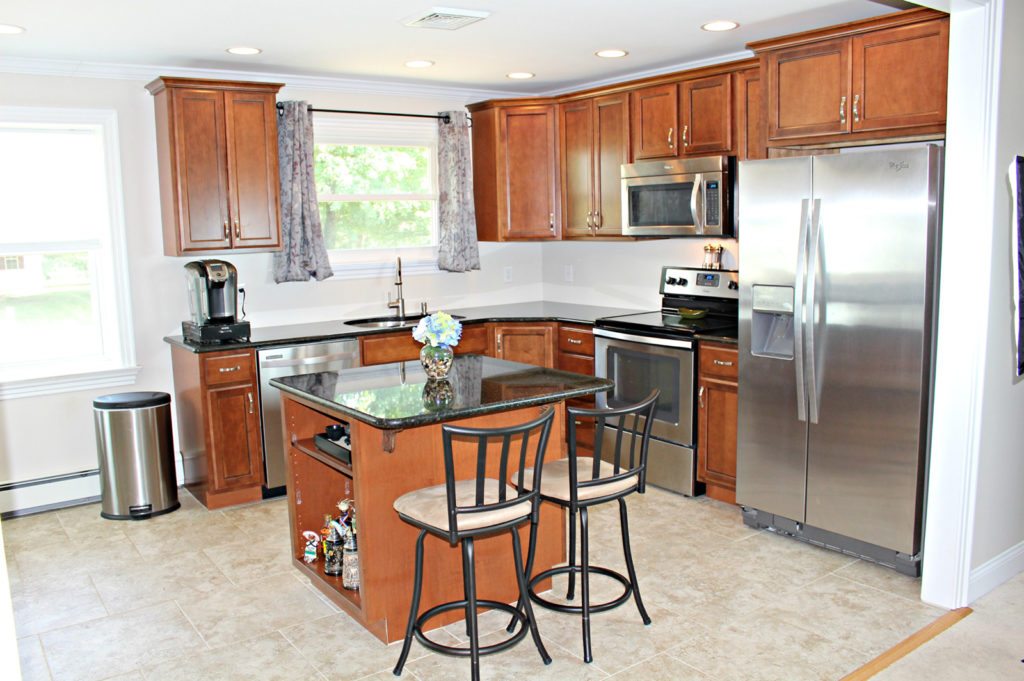 Beautiful kitchen with all new cabinets and flooring